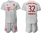 2020-21 Bayern Munich 33 KIMMICH Away White Soccer Jersey,baseball caps,new era cap wholesale,wholesale hats